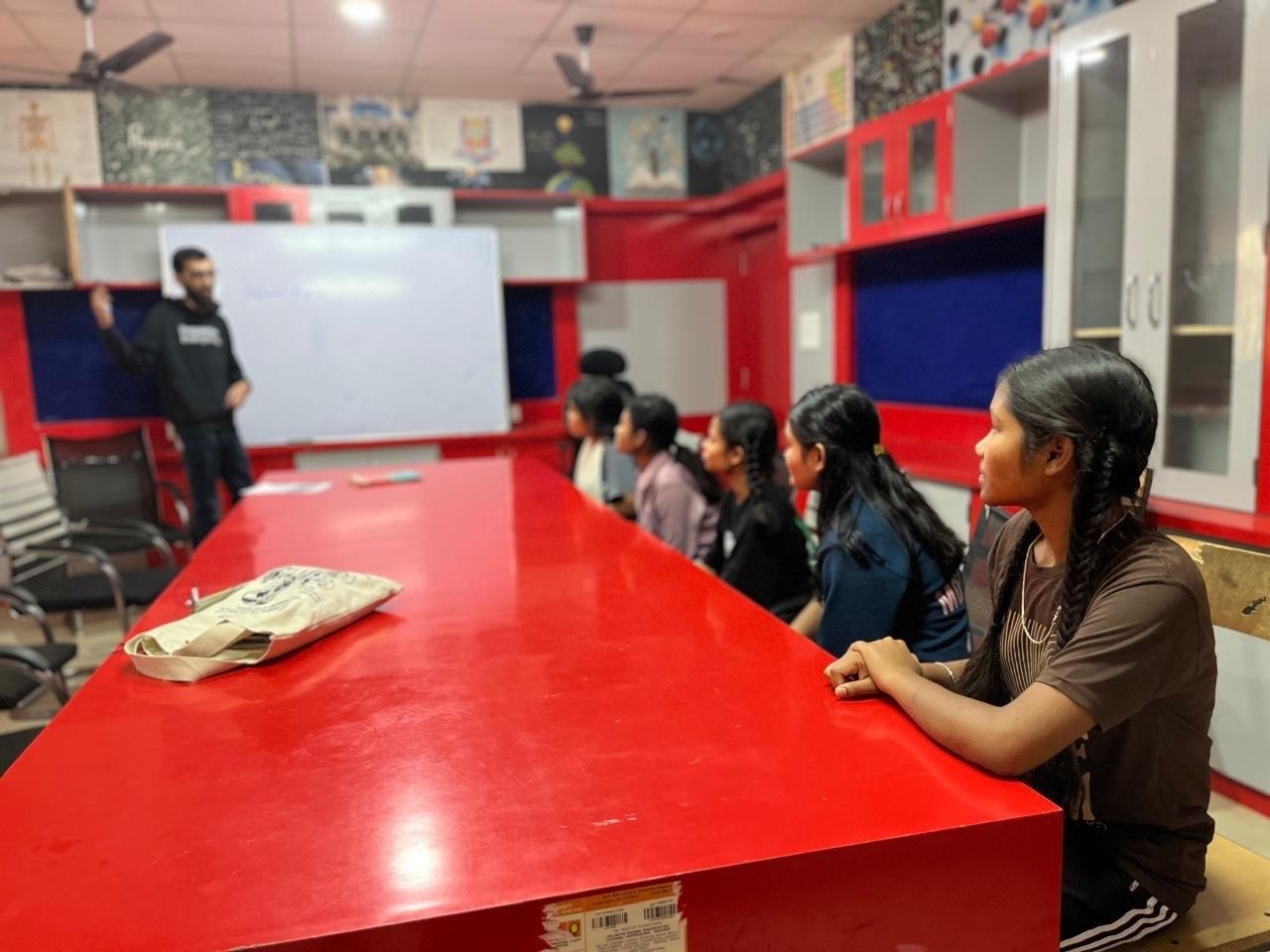 Session at Eklavya Model School